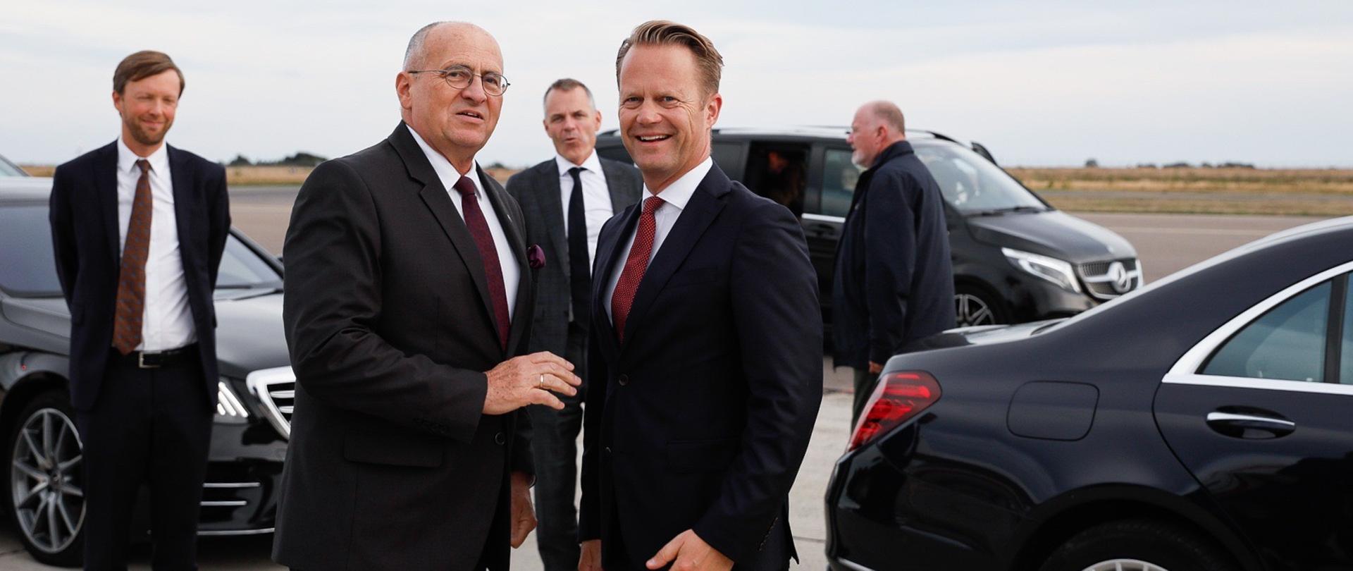 Spotkanie ministra Zbigniewa Raua z ministrem spraw zagranicznych Danii Jeppe Kofodem