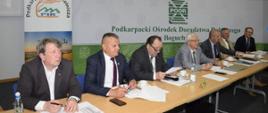 Uczestnicy spotkania Podkarpackiej Izby Rolniczej w Boguchwale. 