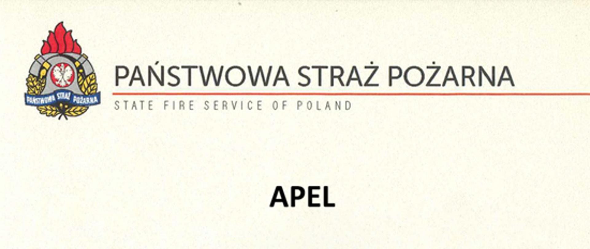 Fotografia przedstawia apel Komendanta Głównego PSP z prośbą o oddawanie osocza przez ozdrowieńców.