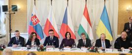 Jednání předsedů parlamentů zemí Visegrádské skupiny a Ukrajiny