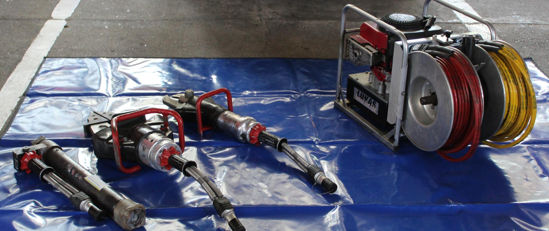 Zdjęcie użyczonego sprzętu przez KP PSP Świdwin dla OSP Zajączkówka