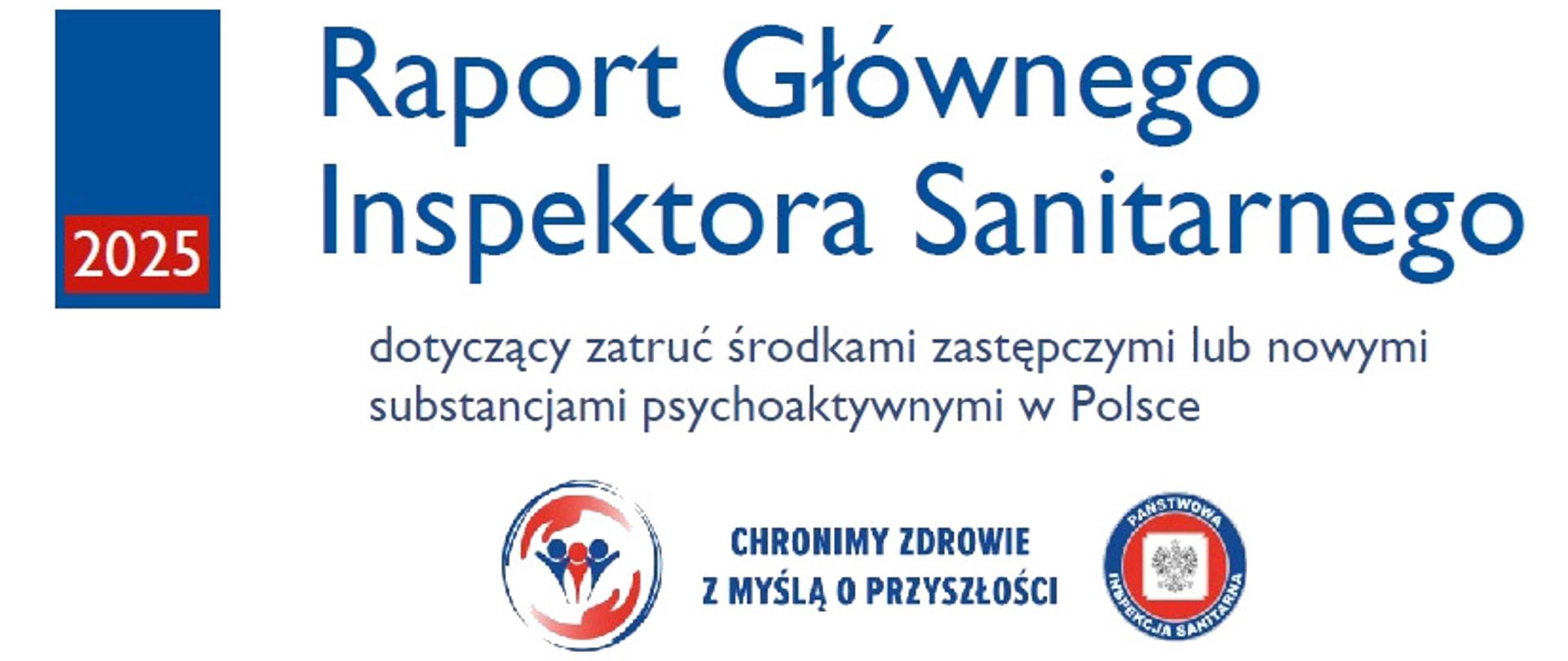 baner dotyczący raportu zatruć dopalaczami za 20025 rok