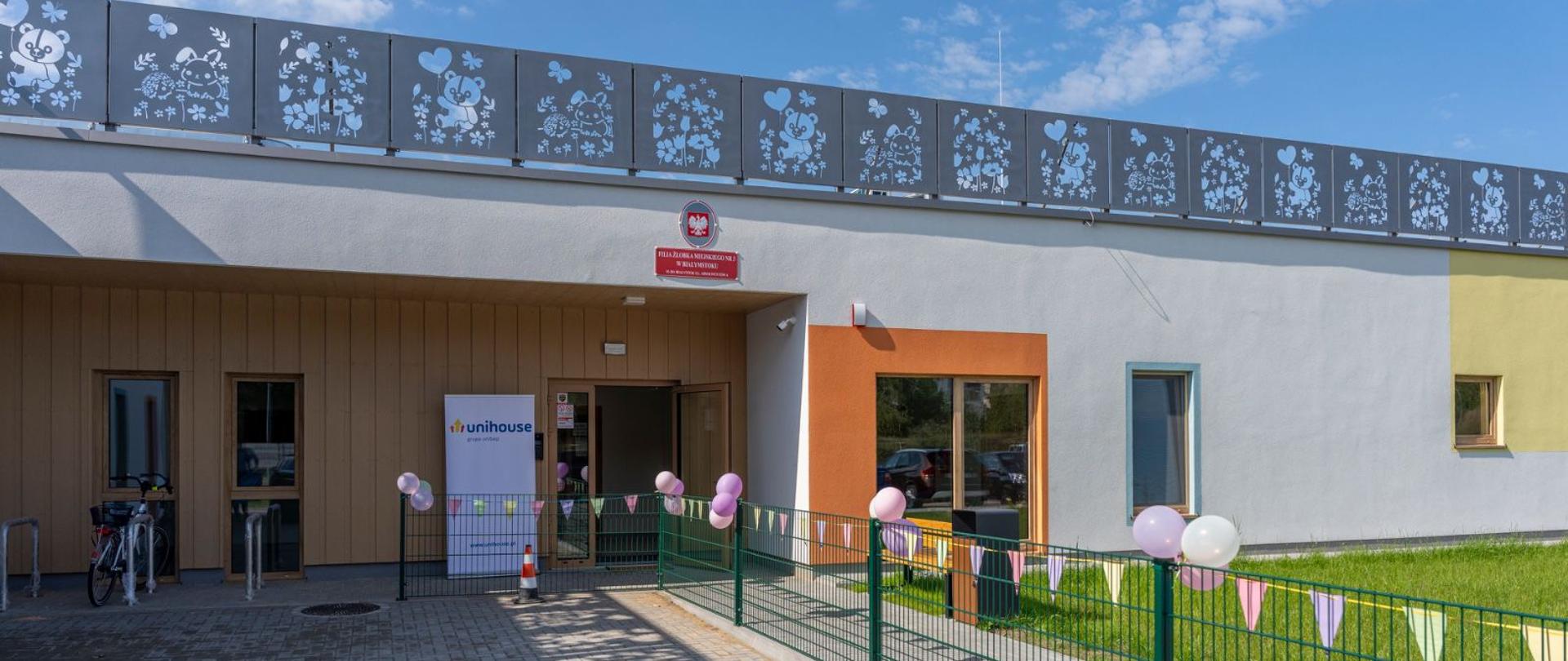 Uroczystość otwarcia żłobka na ulicy Absolwentów w Białymstoku wybudowanego dzięki Programowi „Aktywny Maluch 2022-2029"