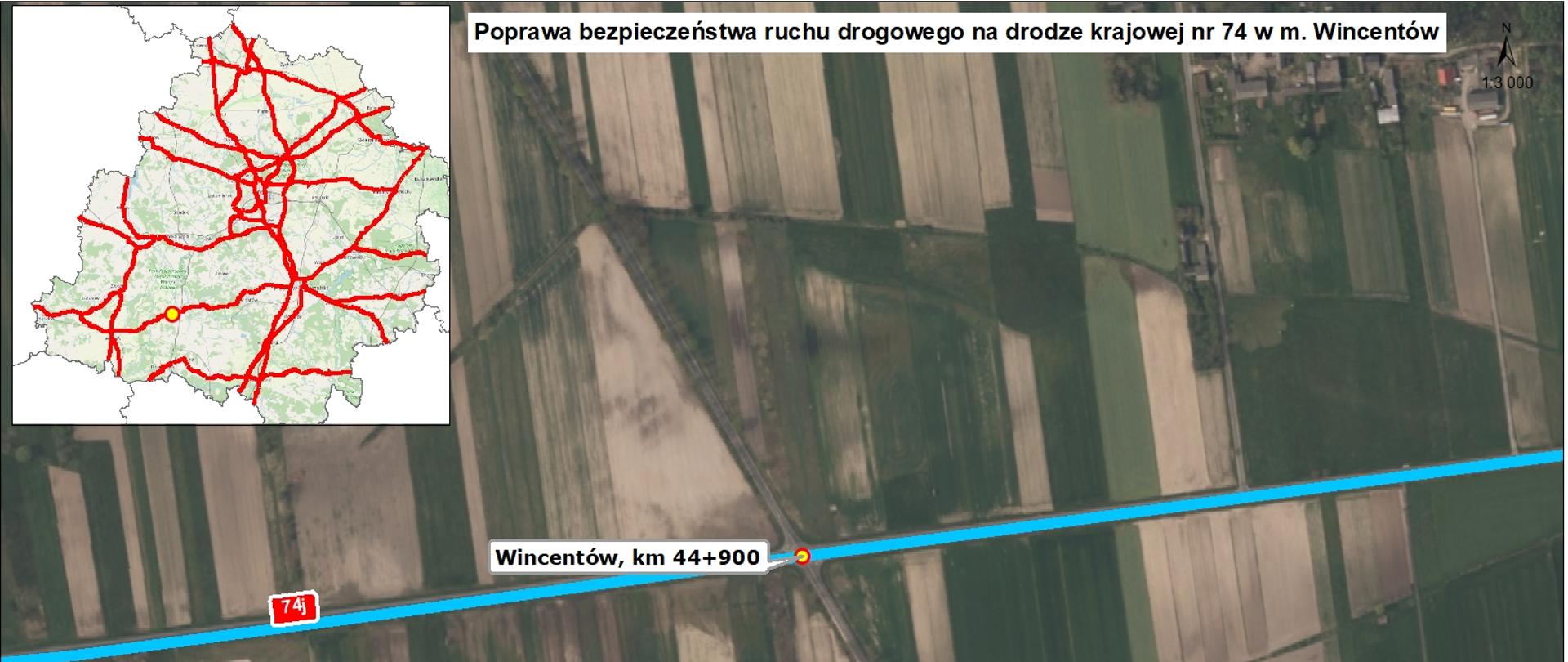 Wincentów mapa ogólna