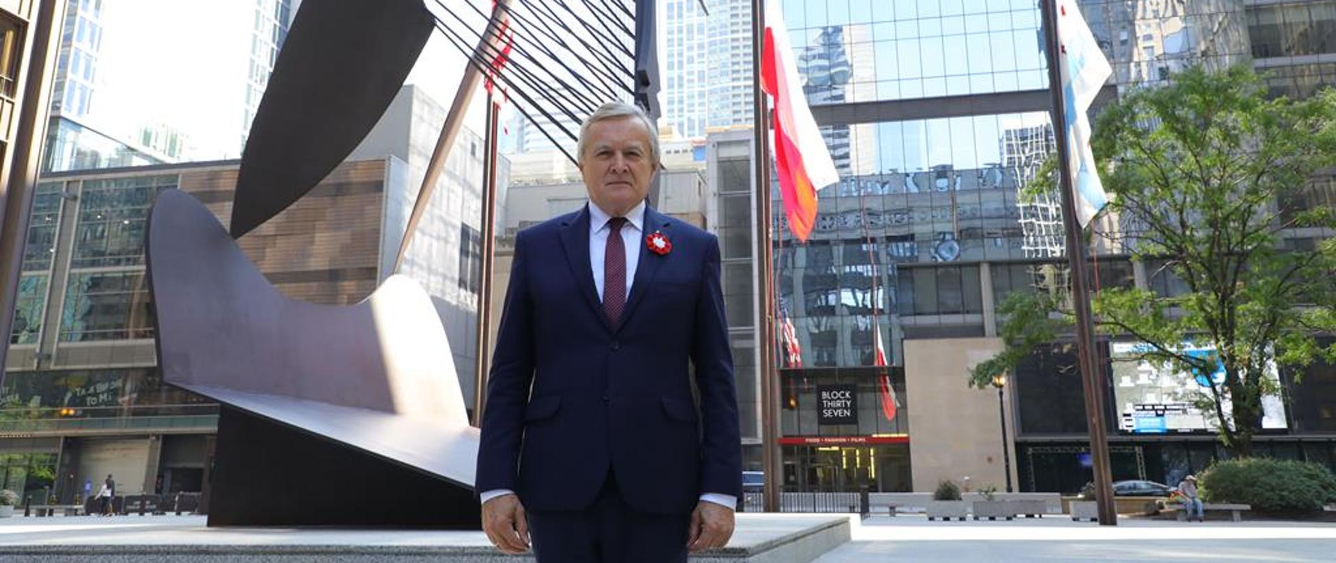 Wizyta ministra kultury prof. Piotra Glińskiego w Chicago, fot.. Danuta Matloch