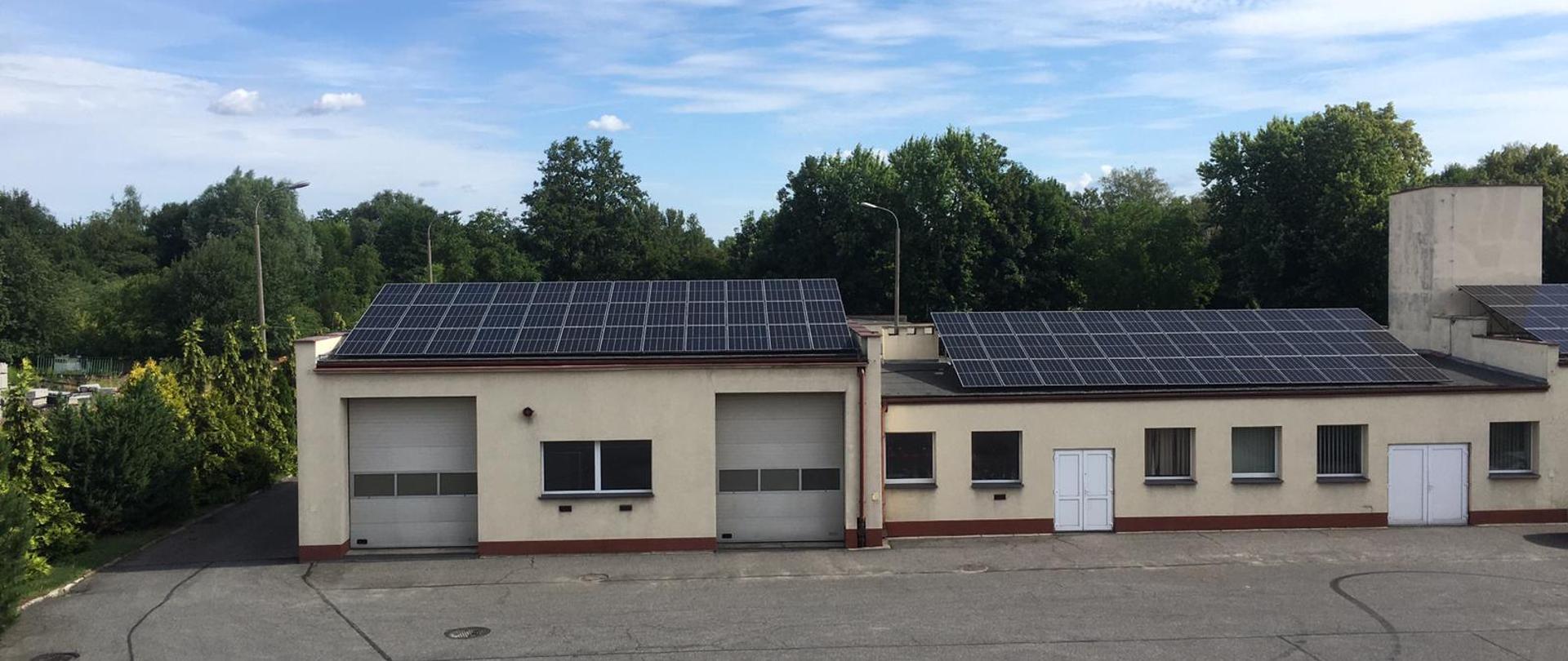 Montaż instalacji fotowoltaicznej na budynku KP PSP w Kępnie