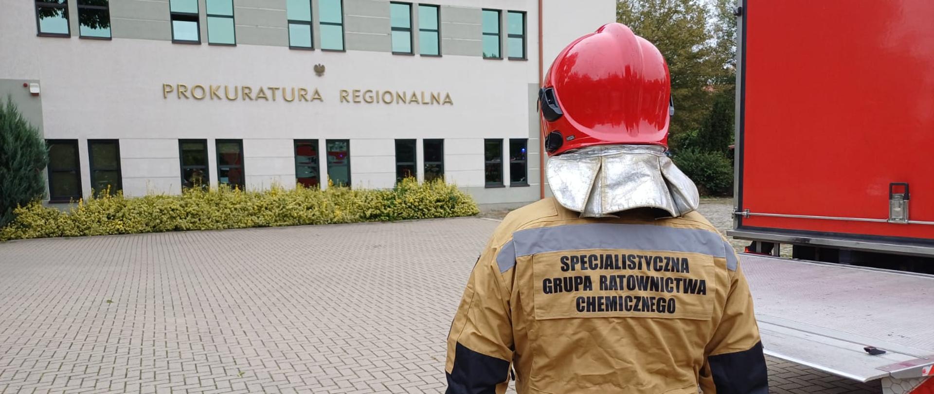 Ćwiczenia Specjalistycznej Grupy Ratownictwa Chemiczno-Ekologicznego „Białystok”