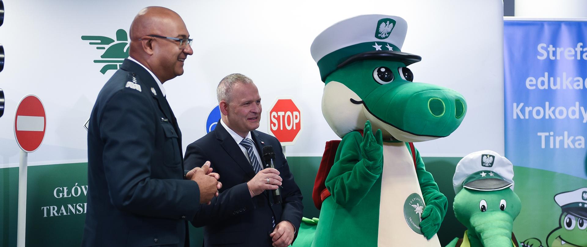 Główny Inspektor Transportu Drogowego Alvin Gajadhur i wiceminister Zdrowia Maciej Miłkowski.