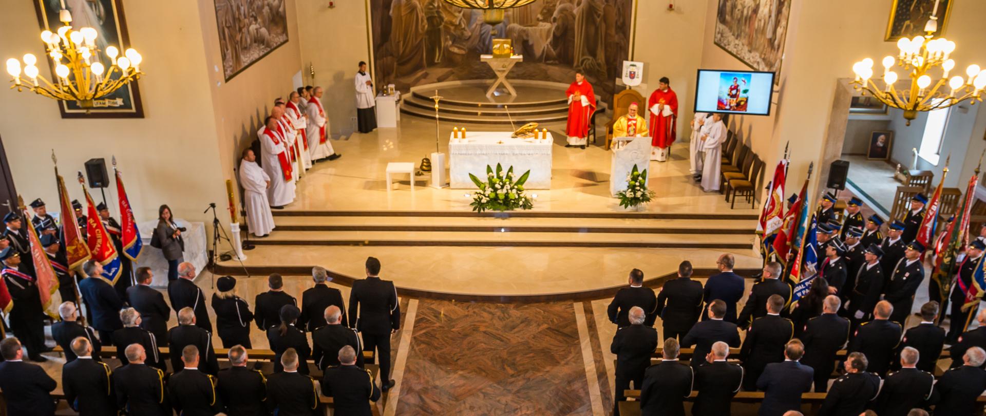 Msza Święta dziękczynna w intencji strażaków województwa łódzkiego