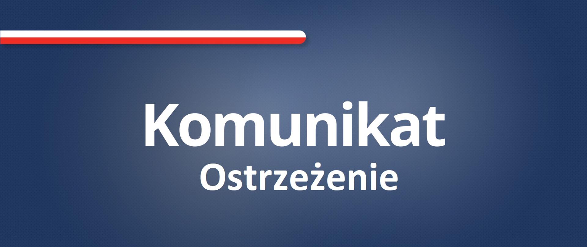 Komunikat_Ostrzeżenie