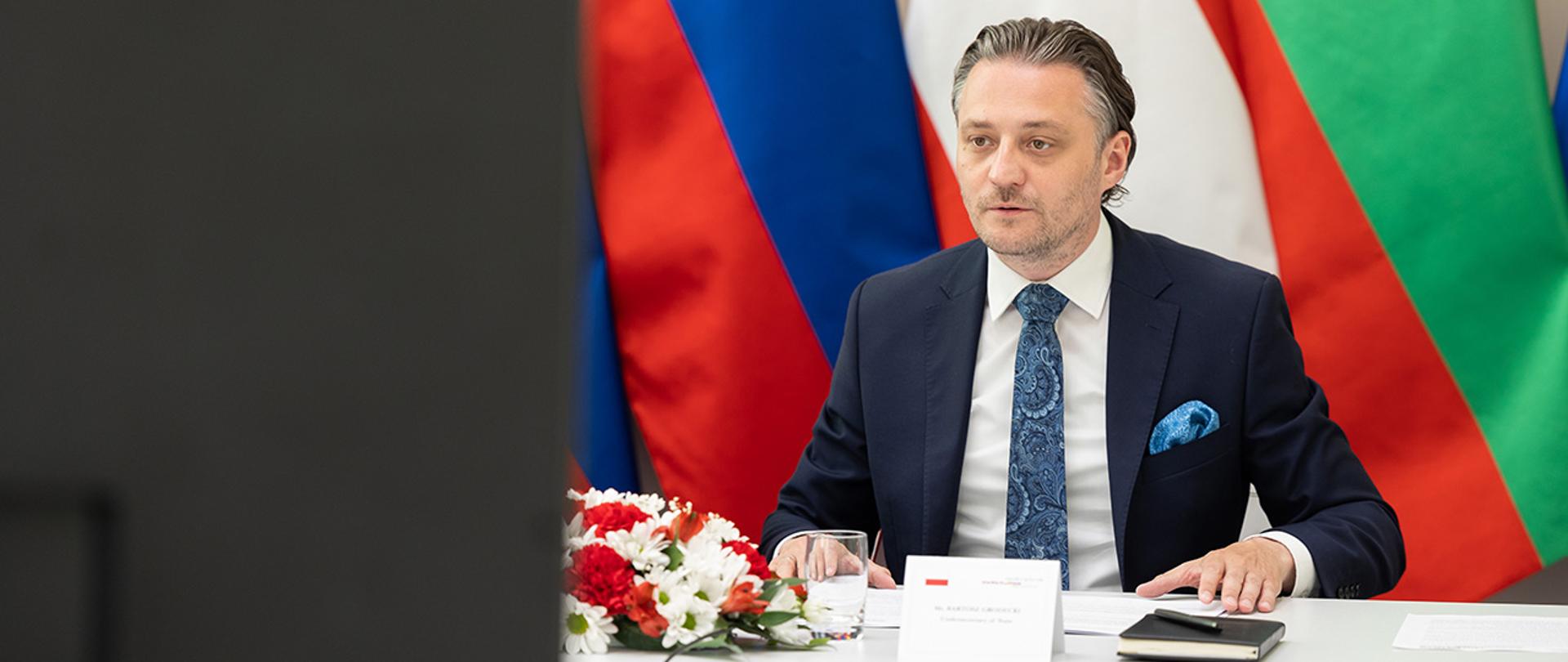 Wiceminister Bartosz Grodecki