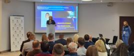 Alicja Michalik-Kucińska, Zastępca Prezesa Państwowego Gospodarstwa Wodnego Wody Polskie ds. Zarządzania Środowiskiem Wodnym podczas spotkania informacyjnego nt. nowelizacji UOZZW w Poznaniu, 19.10.2026 r.