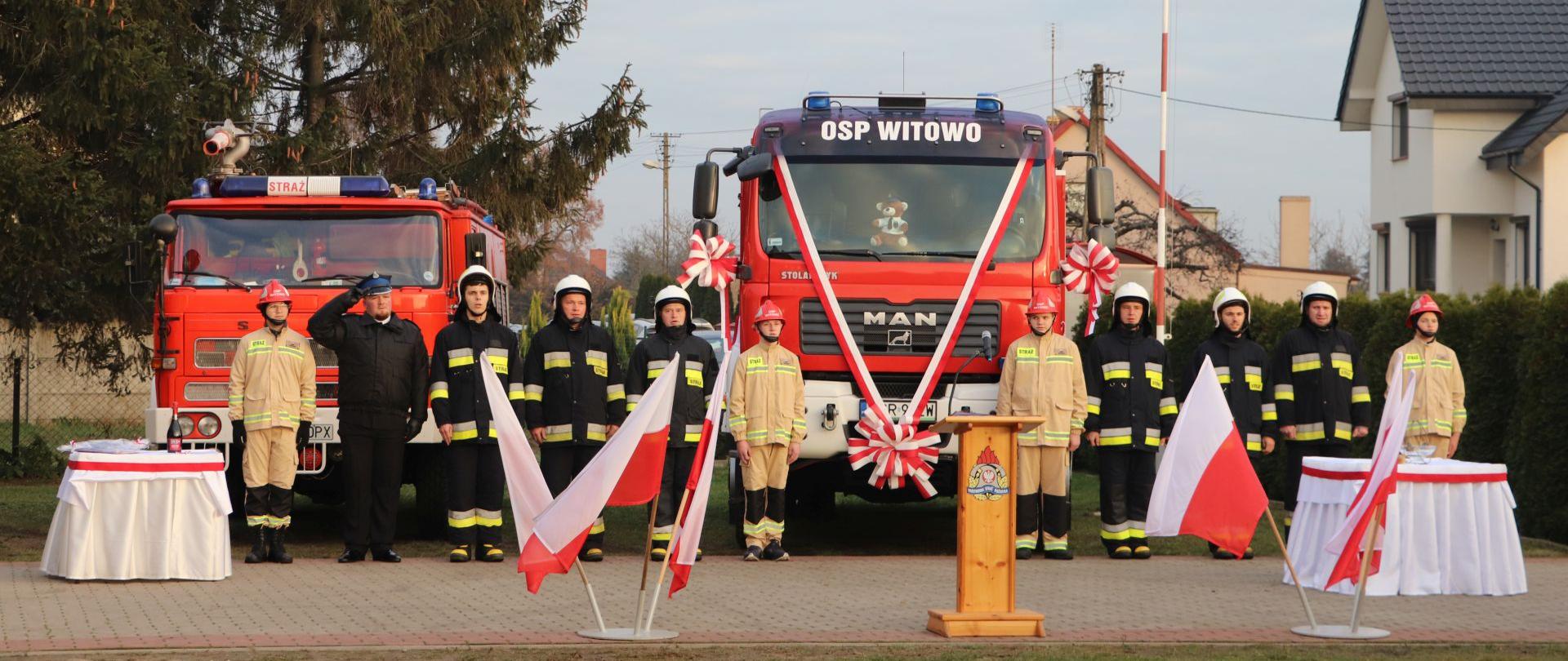 Przekazanie ciężkiego samochodu ratowniczo gaśniczego OSP Witowo