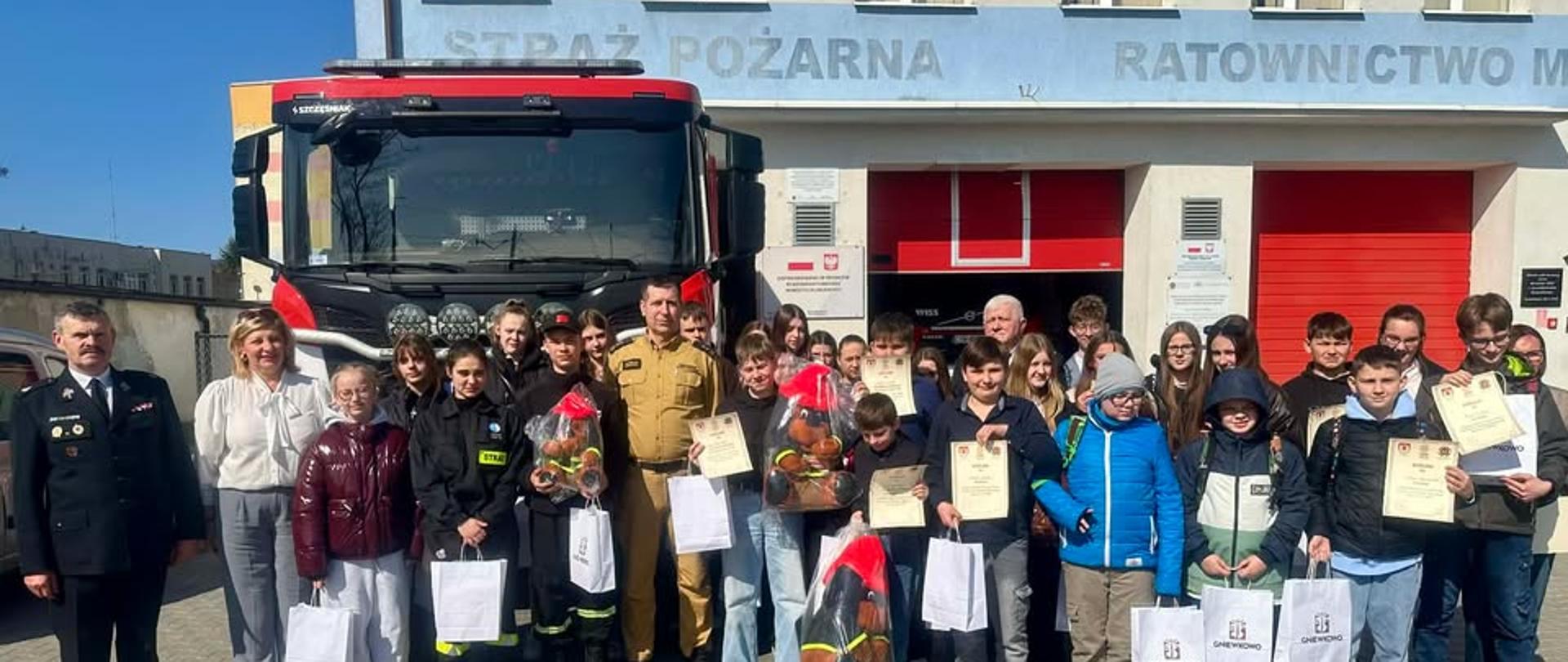 Ogólnopolski Turniej Wiedzy Pożarniczej „Młodzież Zapobiega Pożarom” - Gniewkowo