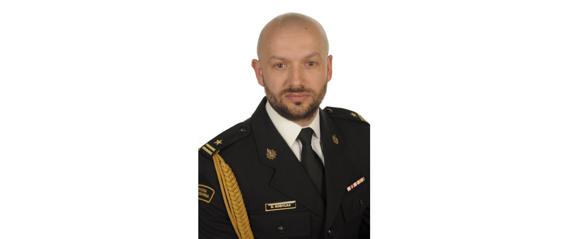 Zastępca Komendanta Powiatowego PSP - mł. bryg. Damian Kobyłka