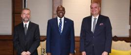 Ambasador Adam Burakowski składa listy uwierzytelniające w Republice Botswany