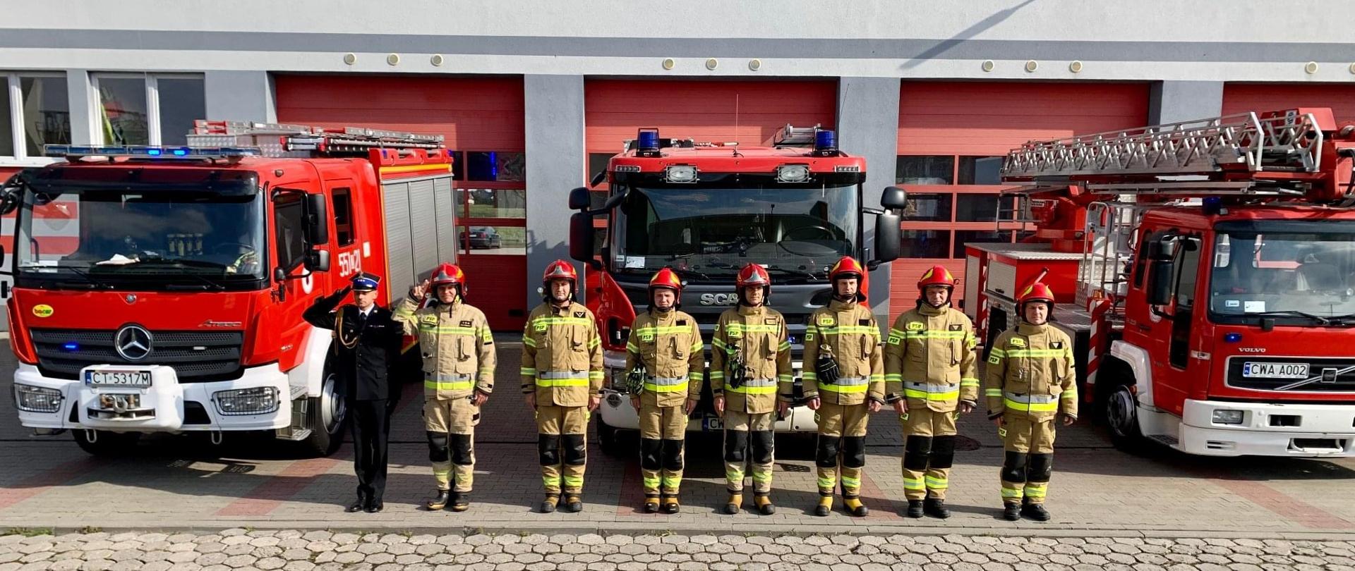 Hołd bohaterom- KP PSP w Wąbrzeźnie