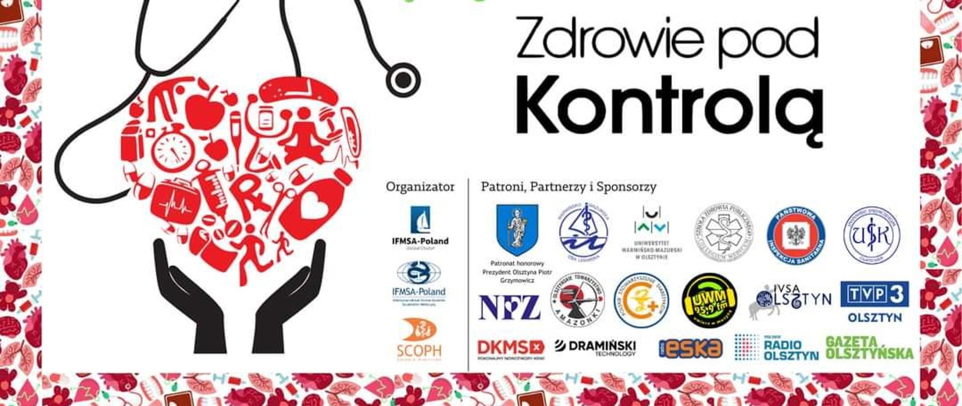 Plakat promujący akcję "Zdrowie pod kontrolą"