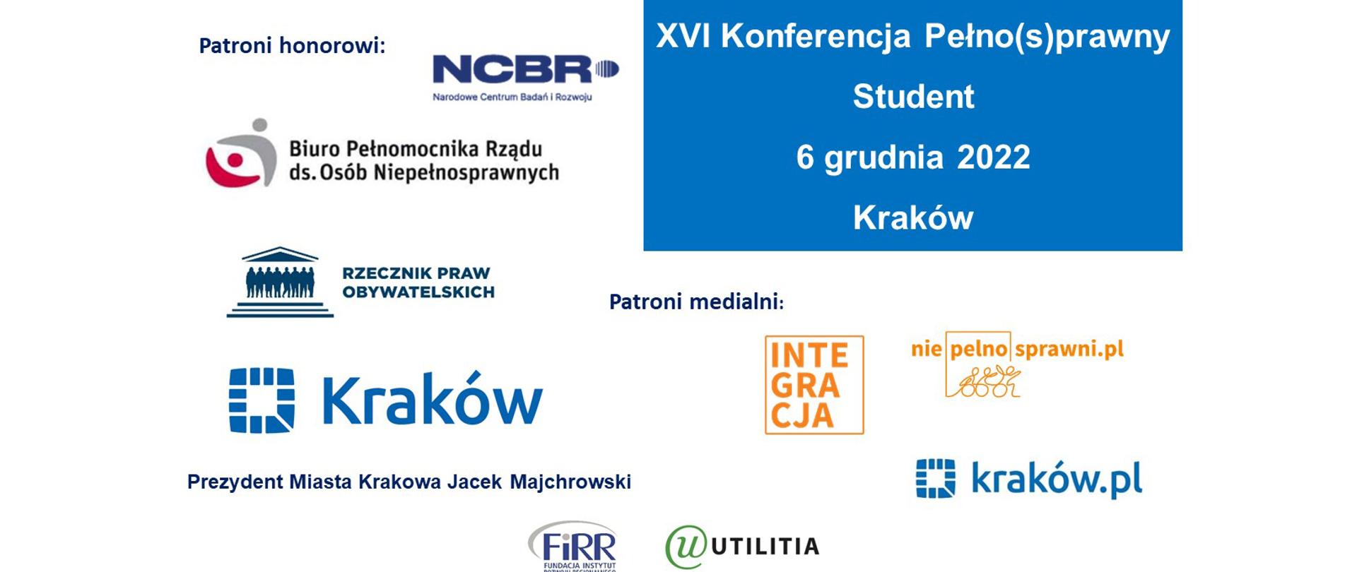 Konferencja „Pełno(s)prawny Student” pod patronatem honorowym NCBR