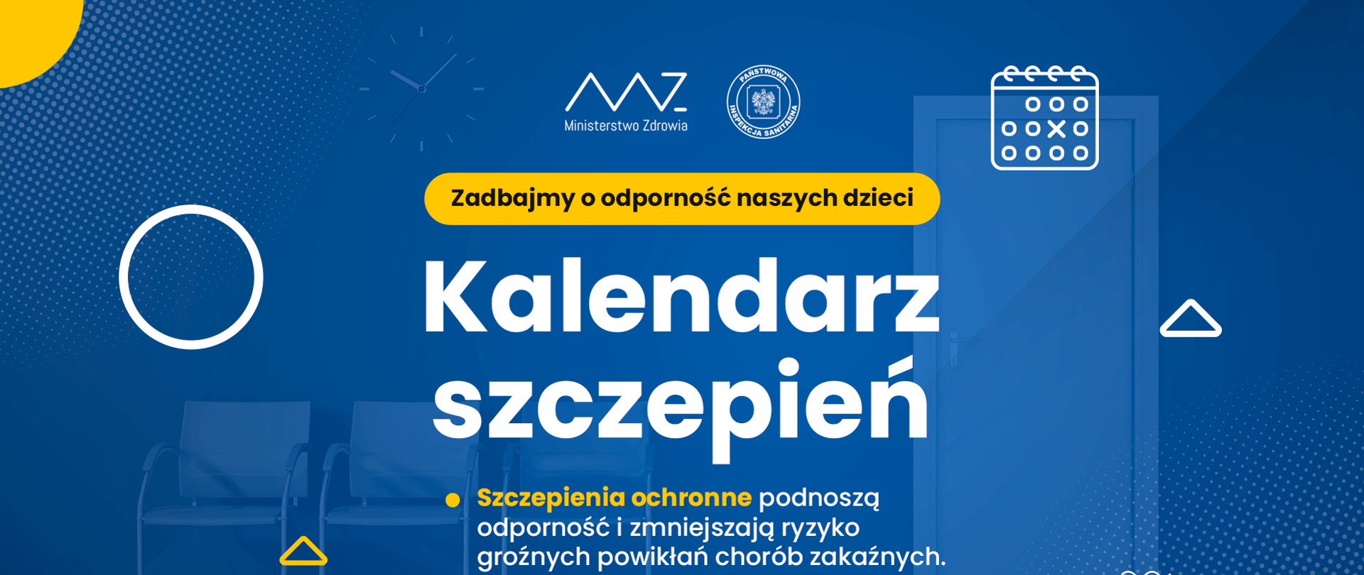 plansza zawiera hasła zachęcające do szczepień ochronnych