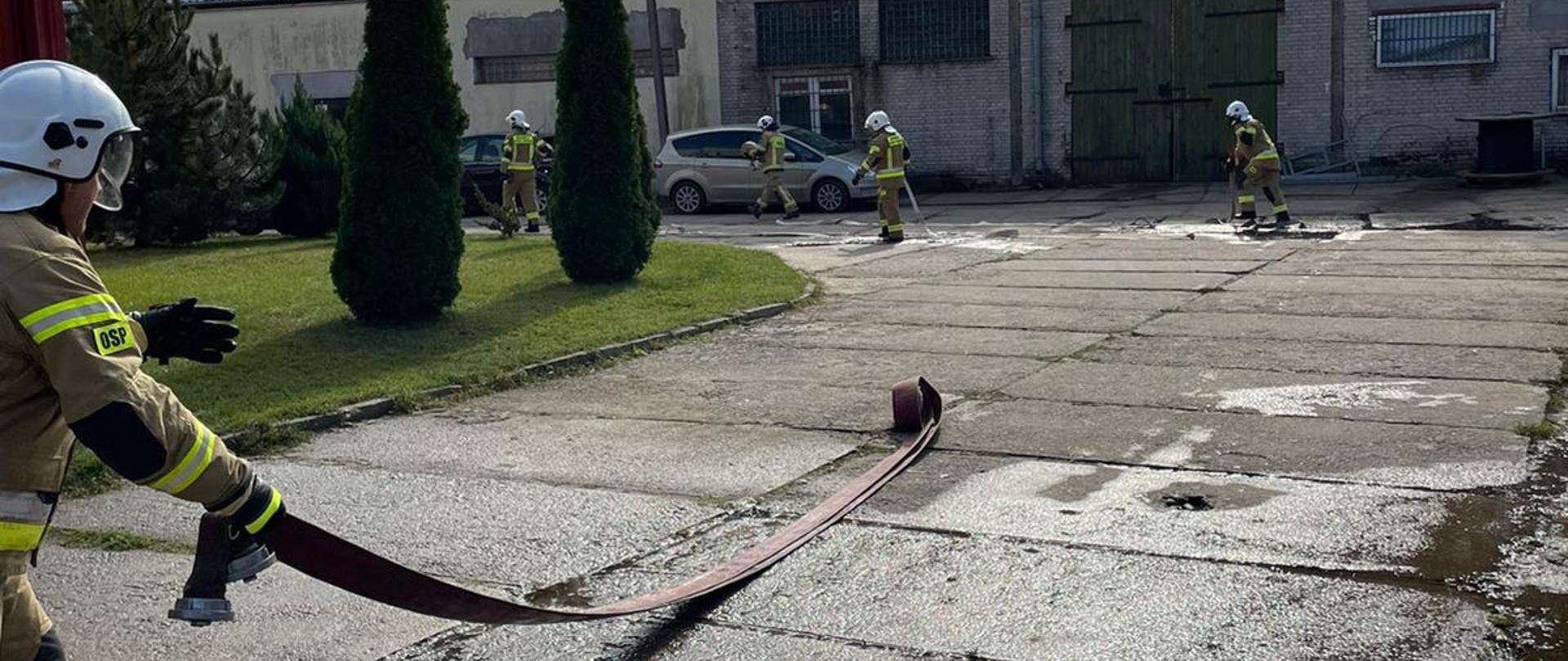 szkolenie osp rozwijanie lini