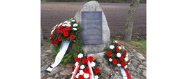 74. rocznica wyzwolenia obozu w Oberlangen, na zdjęciu tablica z upamiętnieniem, fot. MKiDN