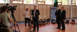 Inauguracja sport klubu z udziałem ministra Przemysława Czarnka 