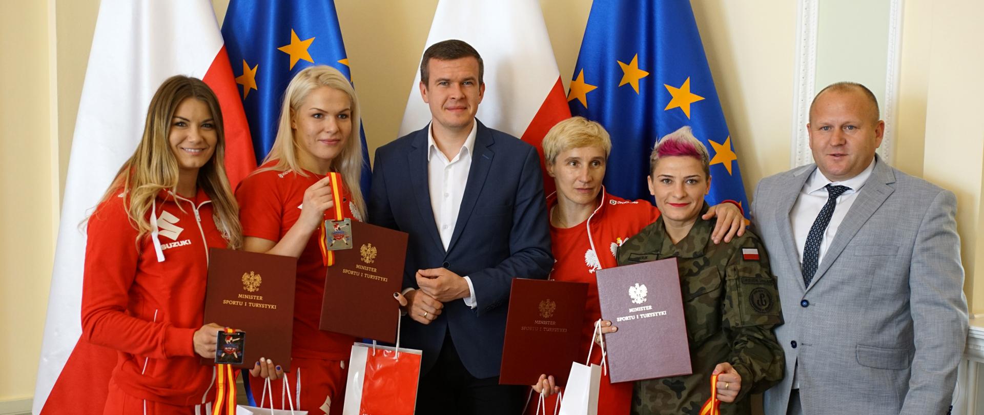 Medalistki Mistrzostw Europy Kobiet w boksie z wizytą w MSiT