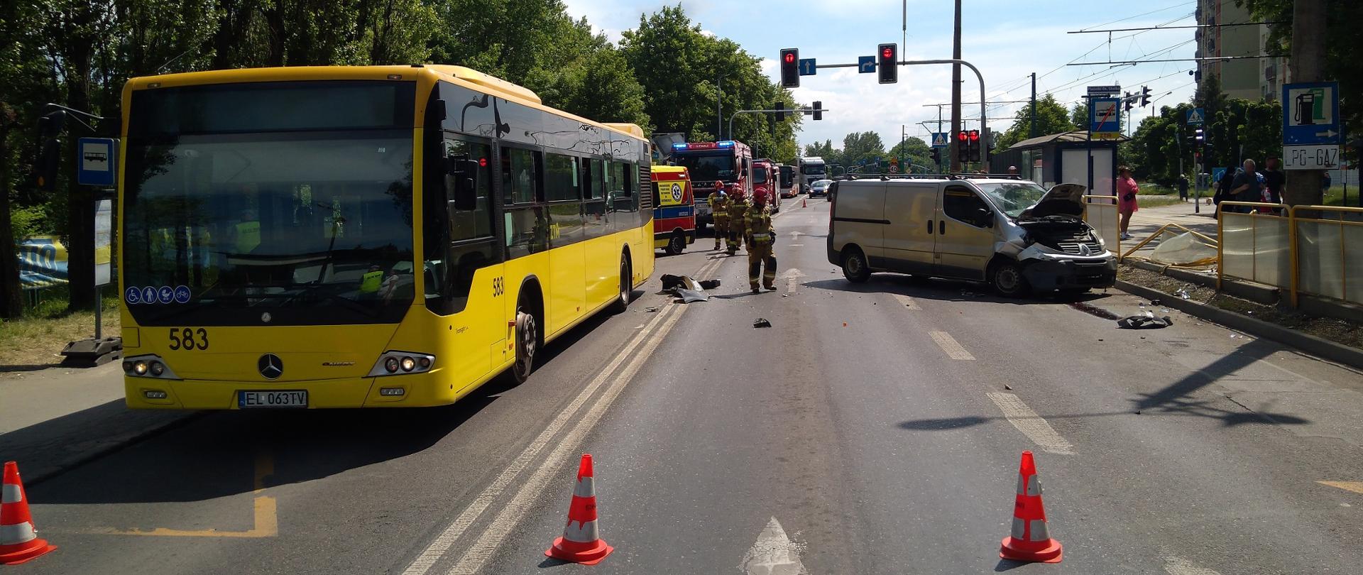 Kolizja przy ulicy Bytomskiej