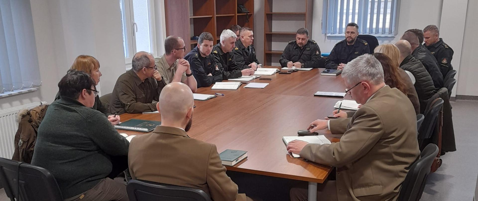 Narada robocza z przedstawicielami Lasów Państwowych