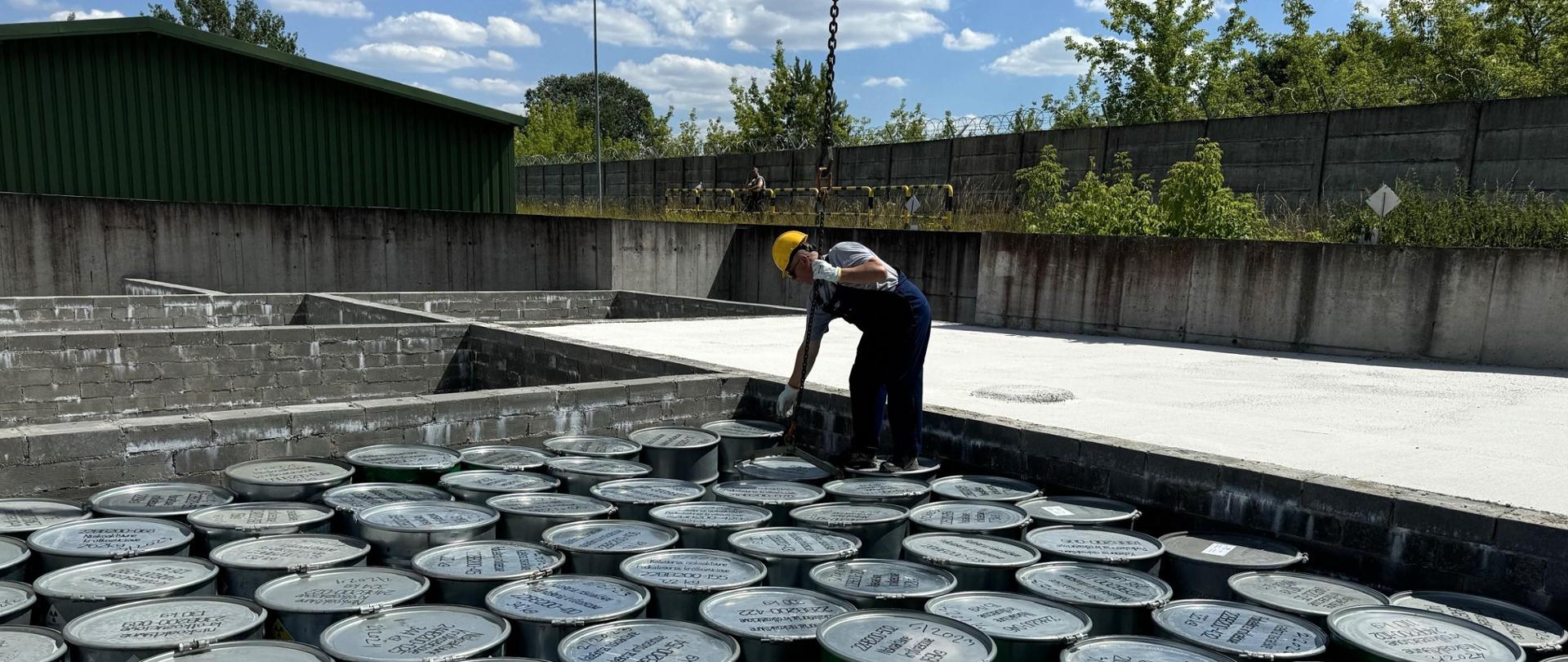 Prace na KSOP związane ze składowaniem odpadów promieniotwórczych