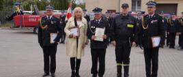 Podziękowanie za przekazanie pojazdu kwatermistrzowskiego lekkiego Peugeot Partner