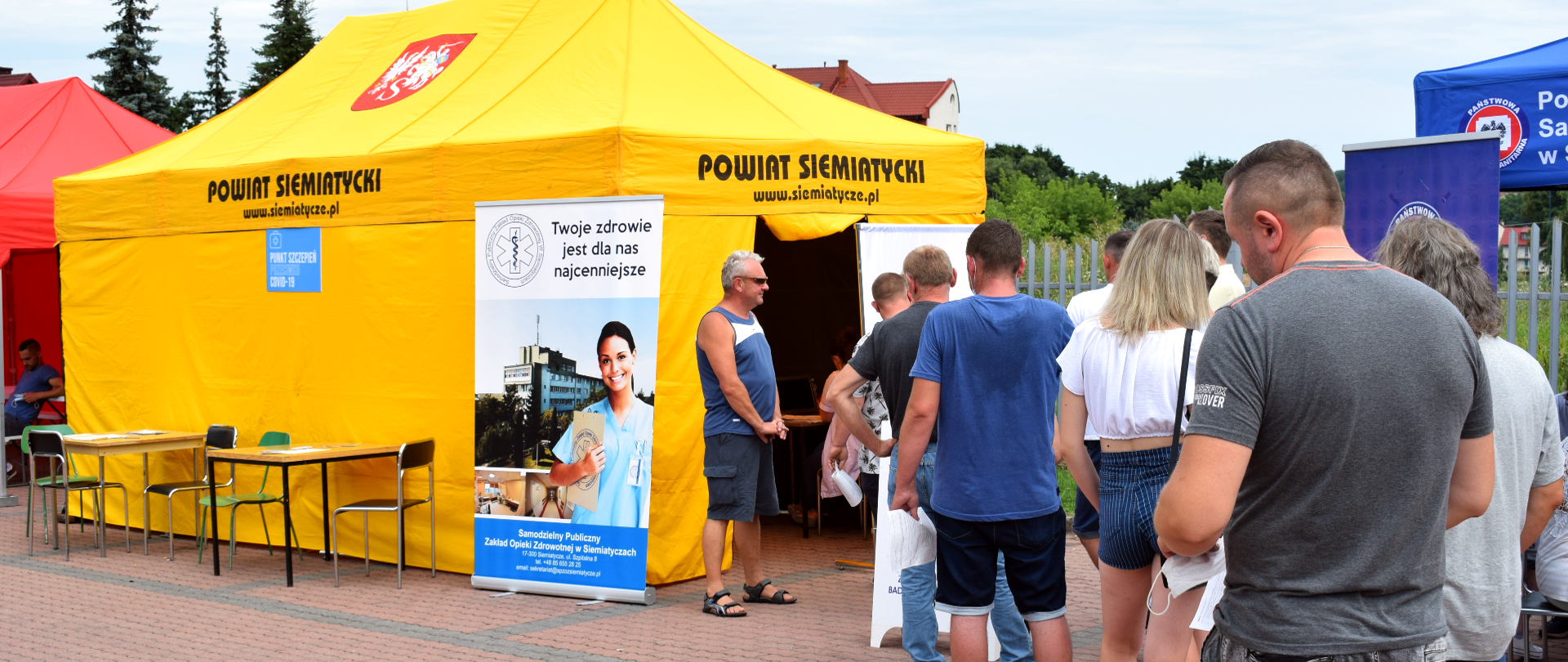 Mobilny punkt w Siemiatyczach działał 1 sierpnia