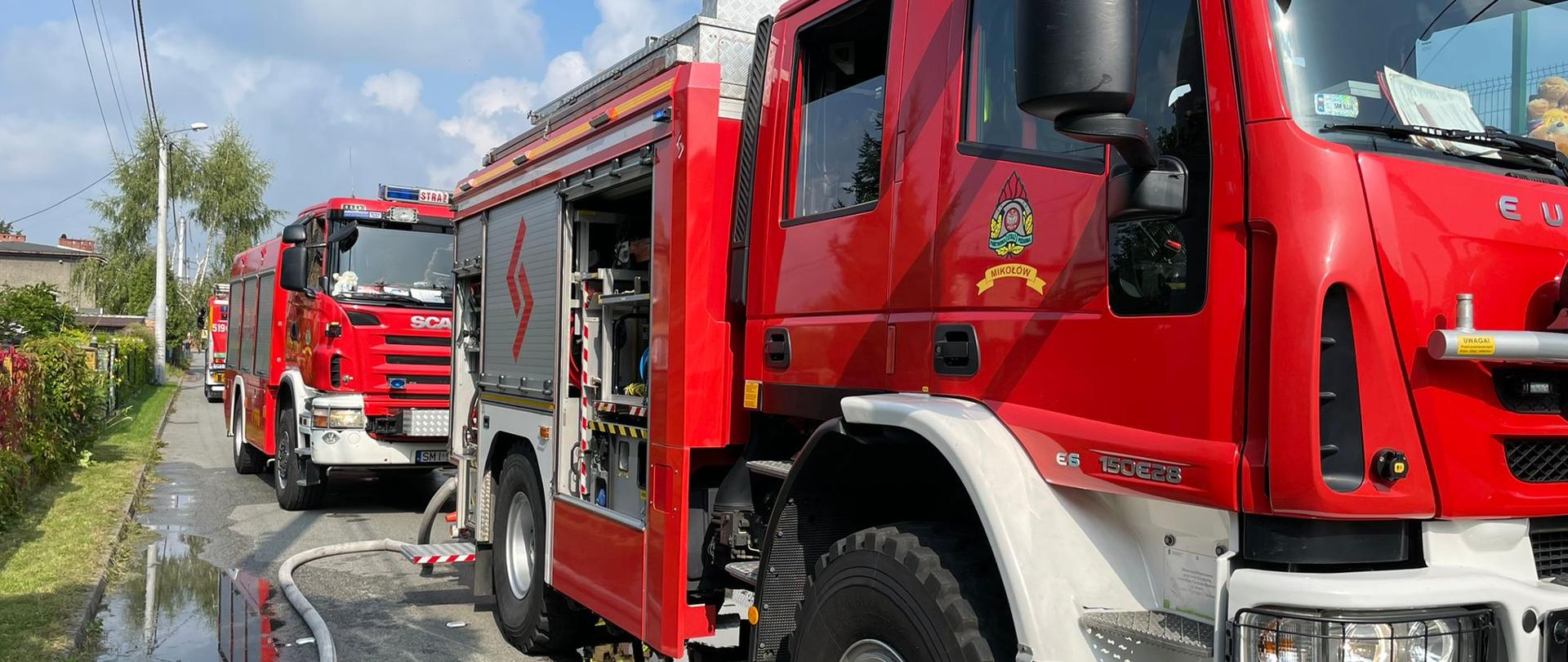 pożar budynku gospodarczego