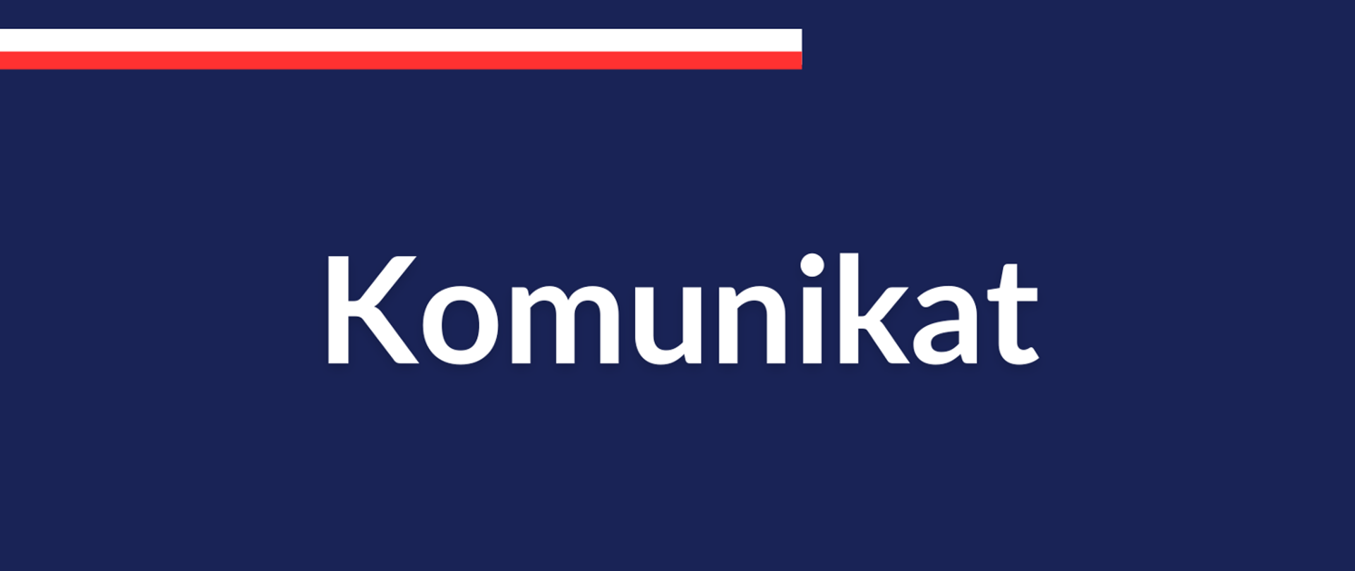 Komunikat 1