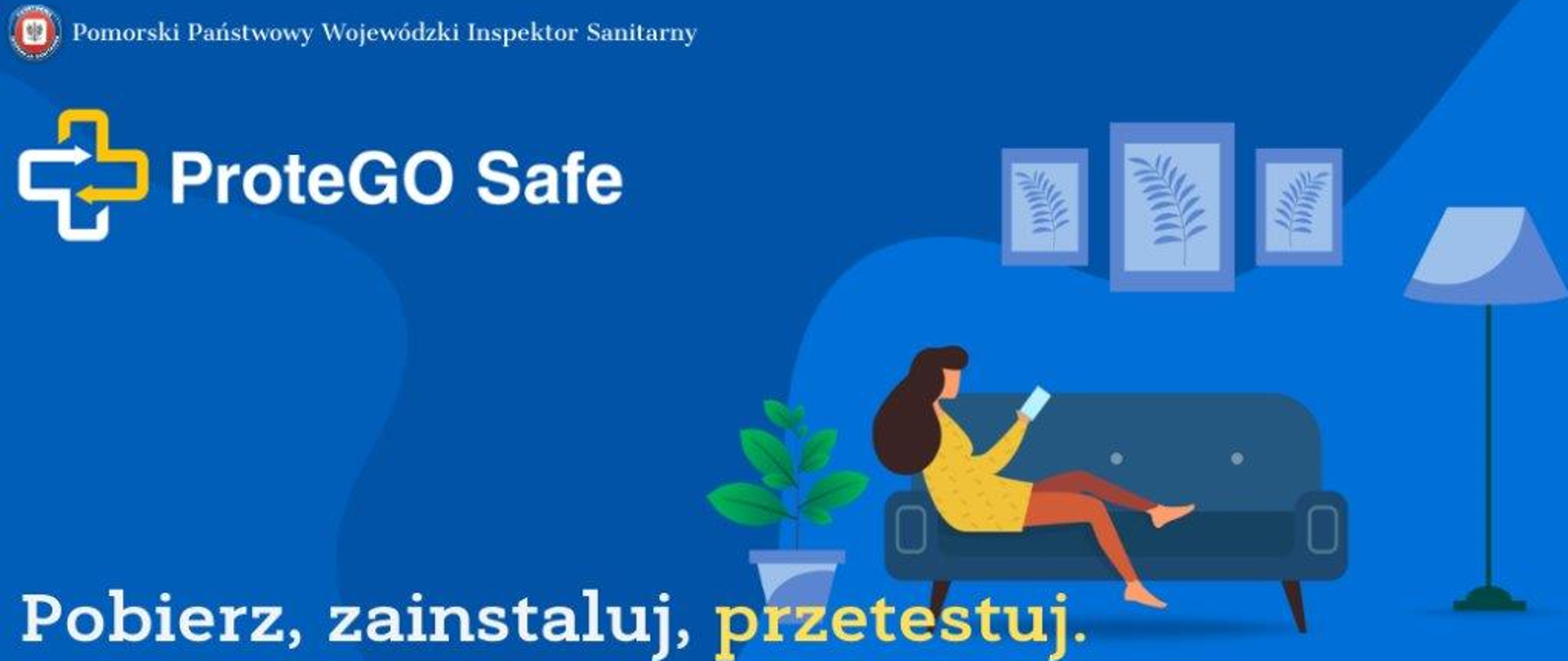 Biały tekst Pobierz, zainstaluj, przetestuj