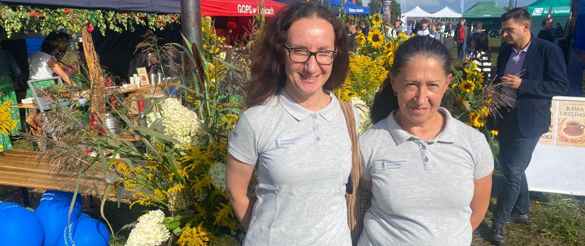 Inspektorzy Oddziału w Legnicy podczas Dożynek w Kunicach