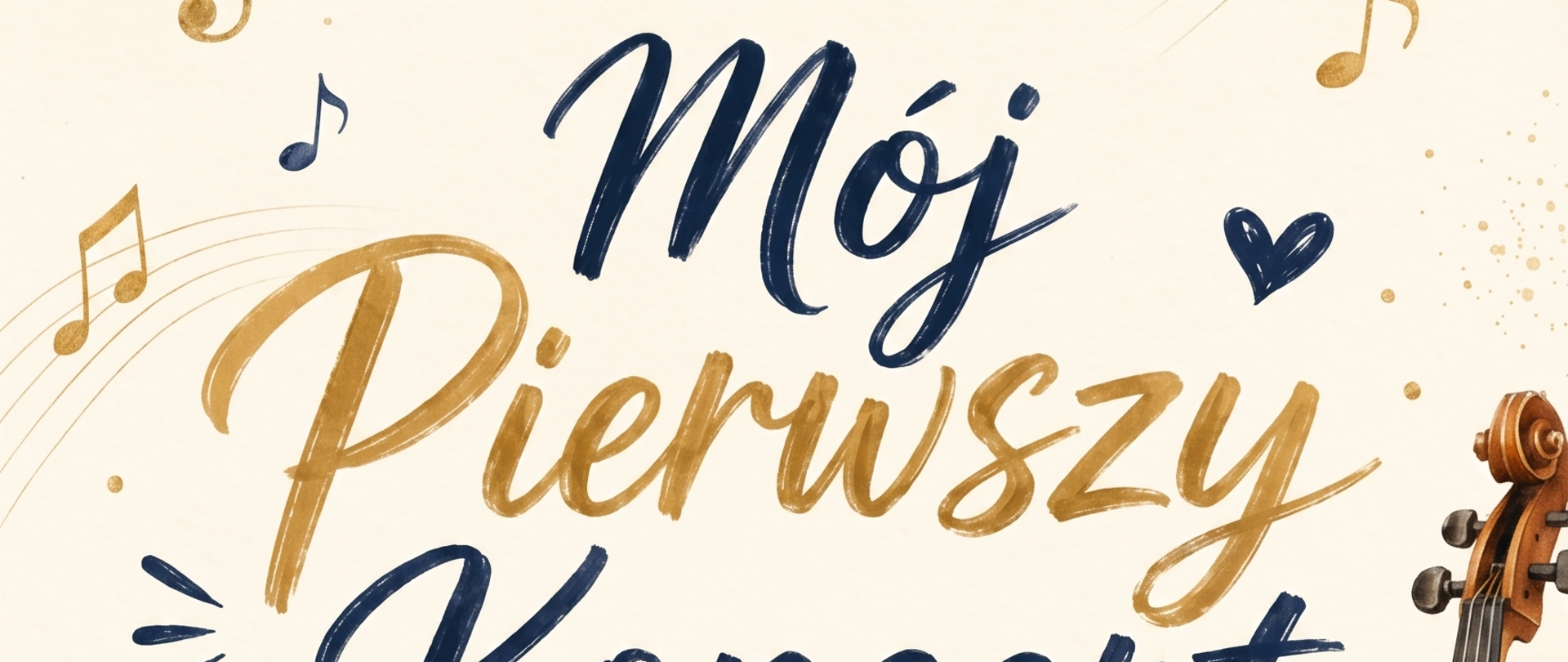 Koncert uczniów klas pierwszych plakat przedstawia zapowiedź koncertu dla klas pierwszych