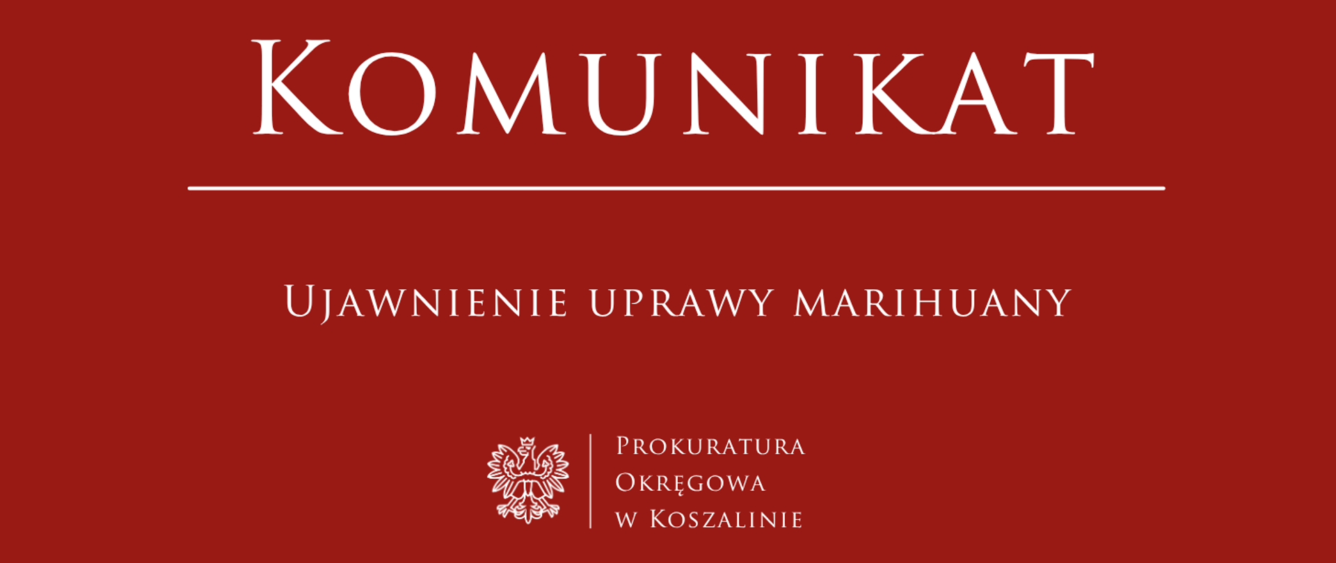 Ujawnienie uprawy marihuany
