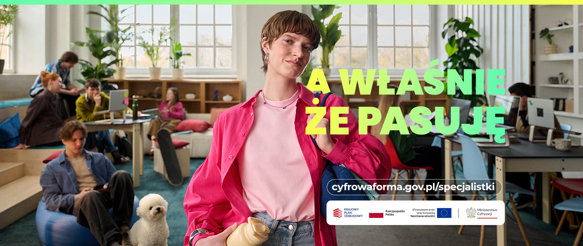 "A właśnie, że pasuję" - nowa kampania Ministerstwa Cyfryzacji 