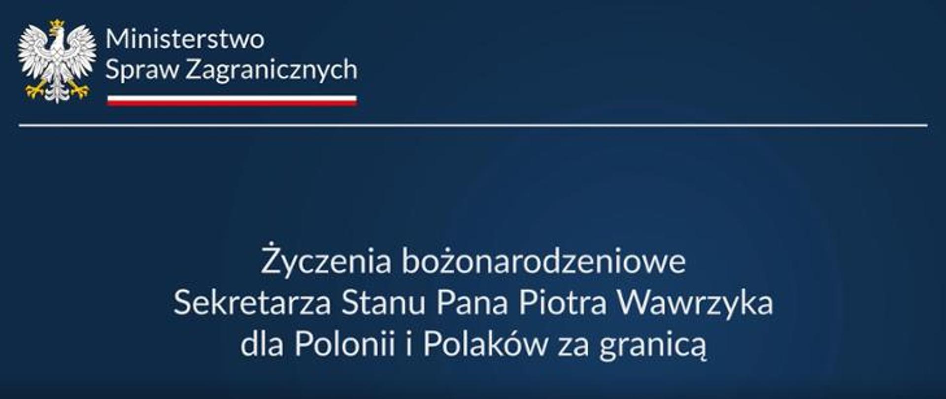 banner życzenia dla Polonii