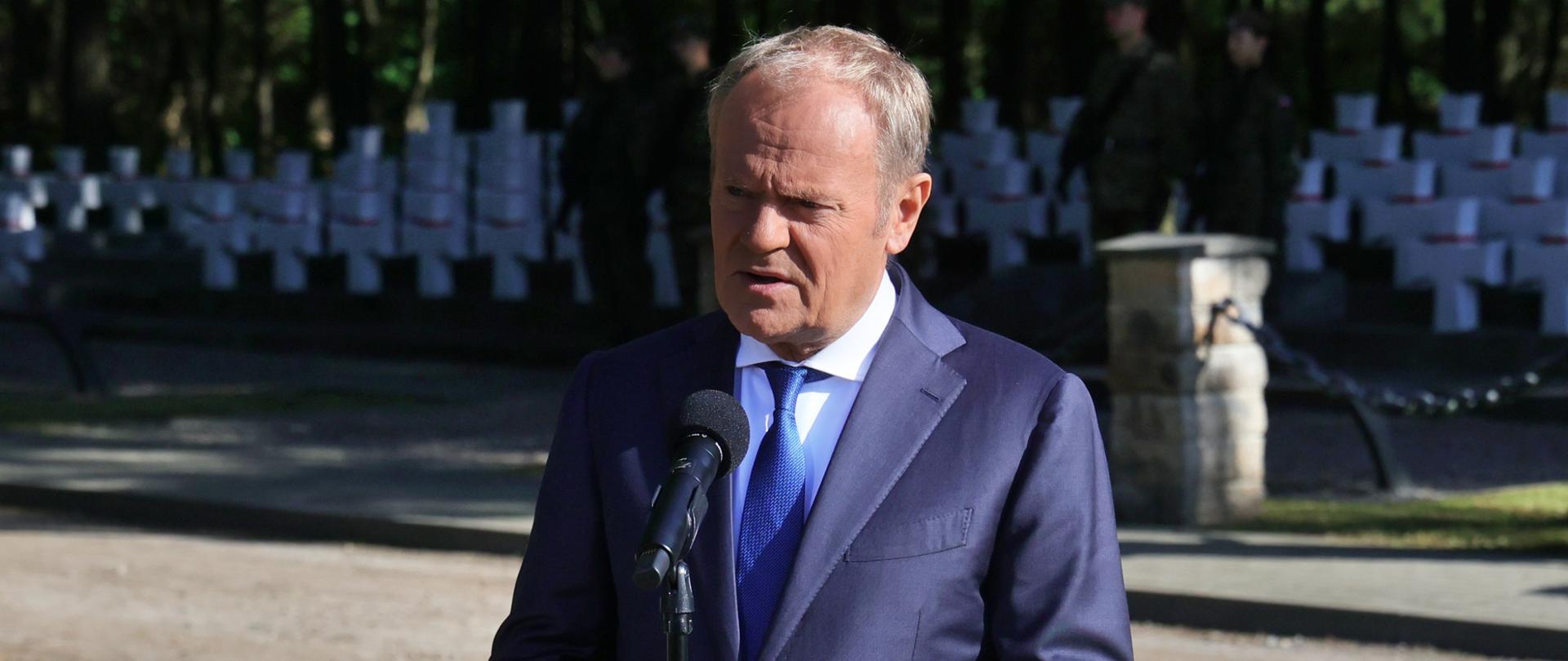 Wizyta premiera Donalda Tuska w Wytycznie w rocznicę agresji ZSRR na Polskę
