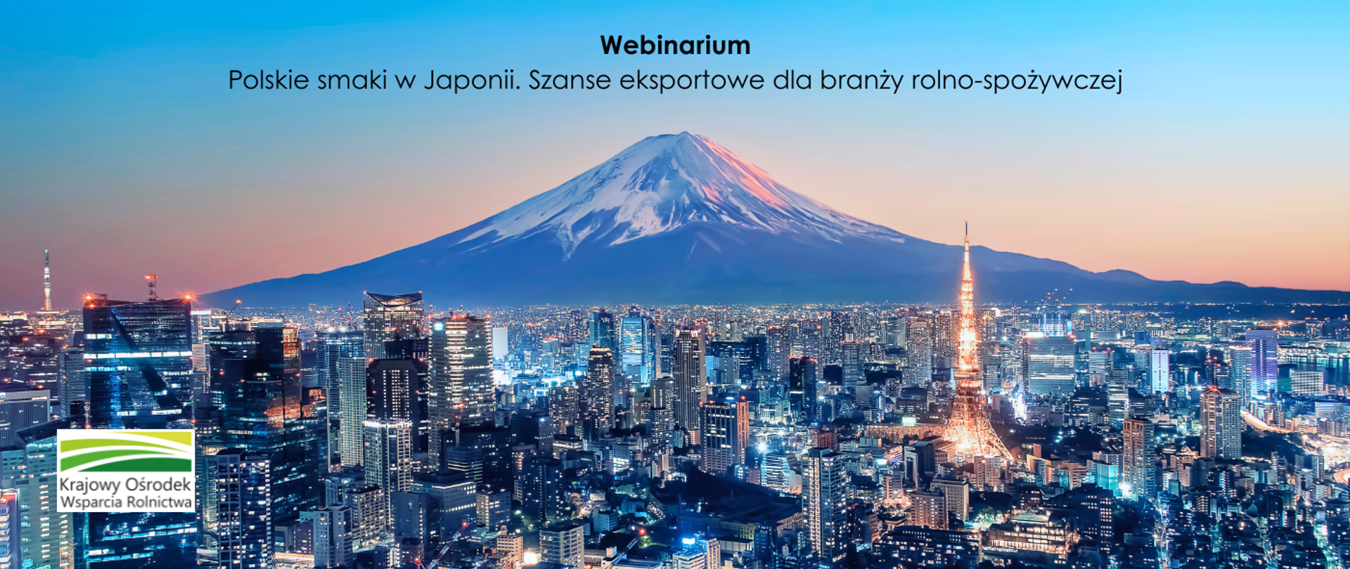 Webinarium "Polskie smaki w Japonii"