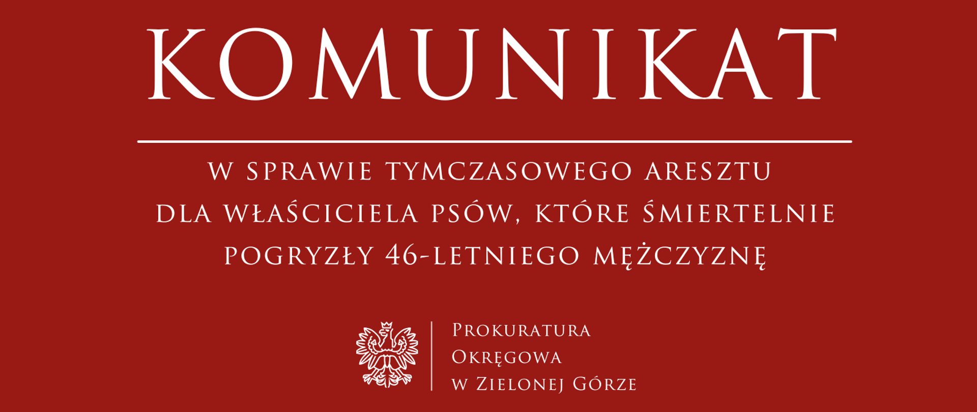 Komunikat w sprawie TA