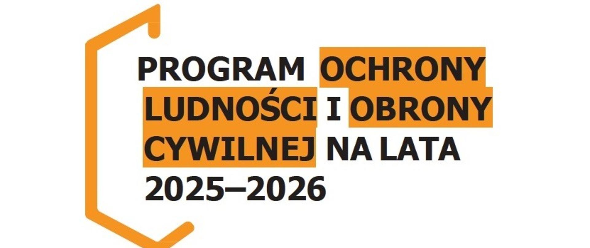Program Ochrony Ludności i Obrony Cywilnej na lata 2025-2026 - logo