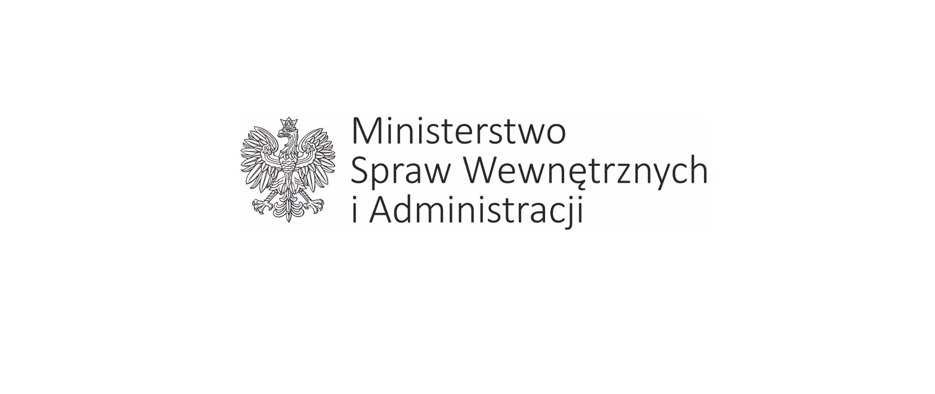 logo Ministerstwo Spraw Wewnętrznych i Administracji 