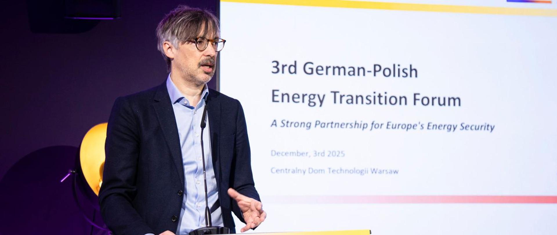 Minister Krzysztof Bolesta opened the 3rd Polish-German Energy Transition Forum