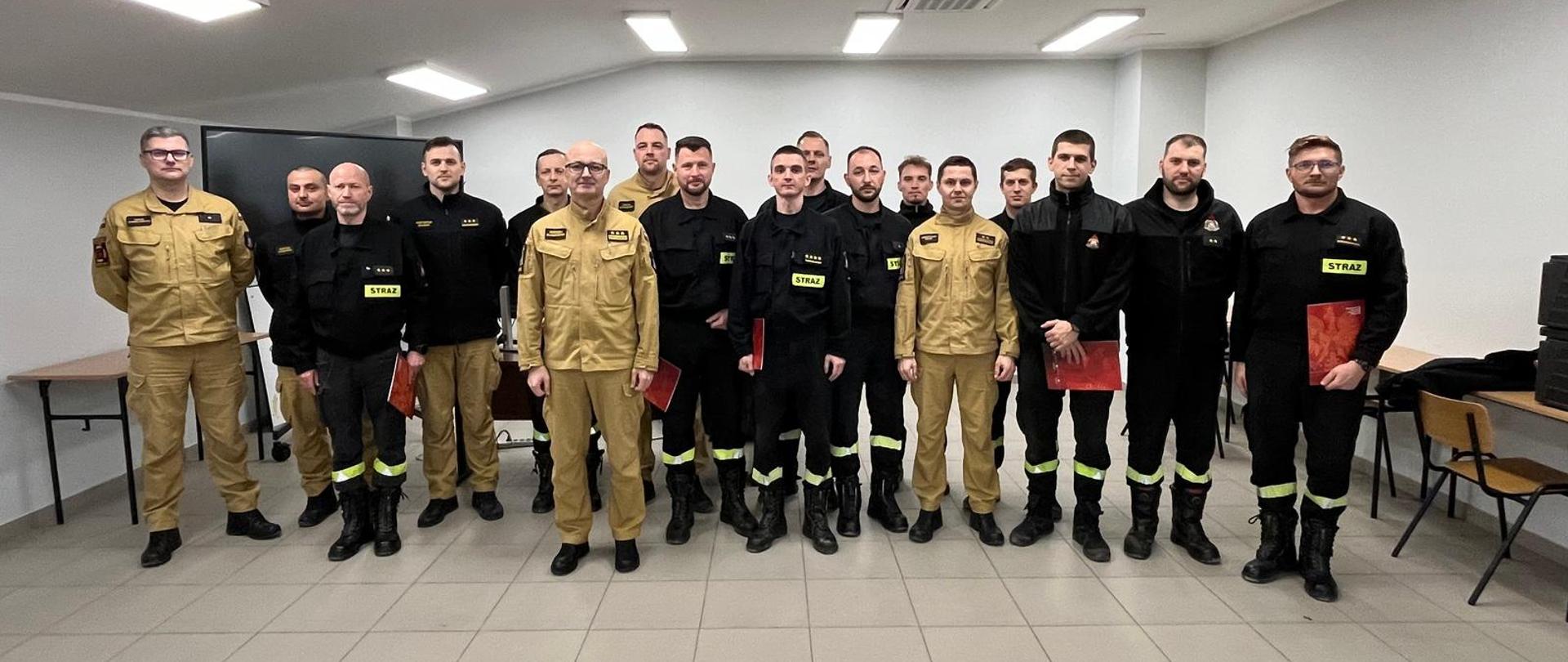 SZKOLENIE DOSKONALĄCE Z ZAKRESU KIEROWANIA DZIAŁANIEM RATOWNICZYM NA POZIOMIE INTERWENCYJNYM.