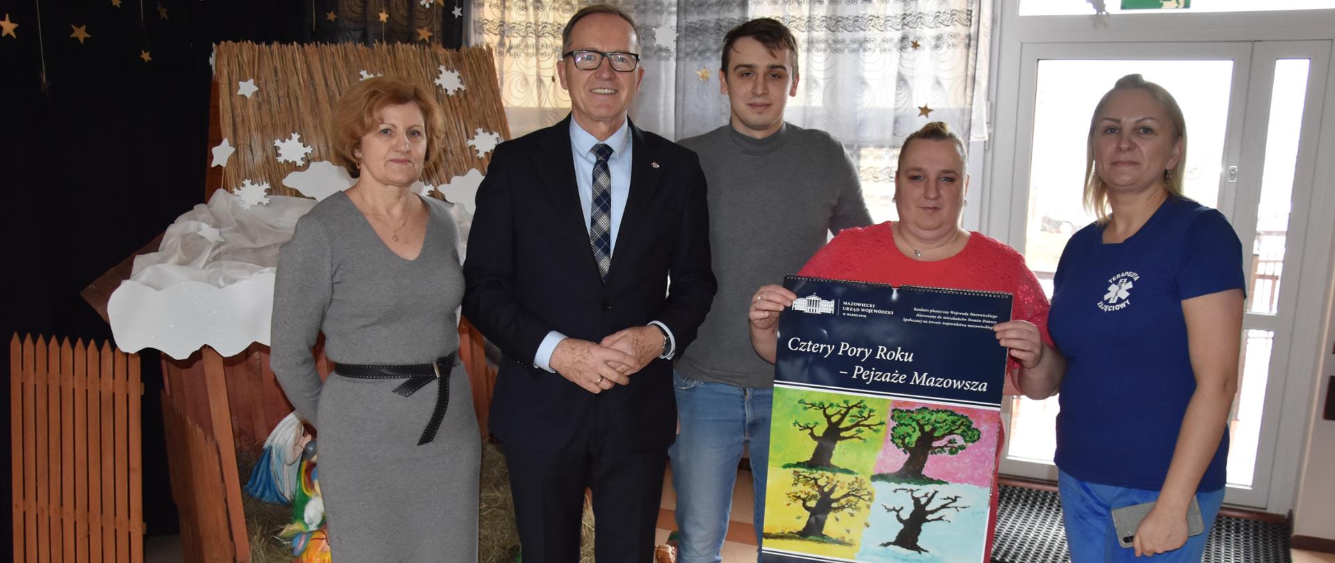 III miejsce w konkursie „Cztery Pory Roku – Pejzaże Mazowsza” zajęła praca artystyczna z DPS w Krzyżanowicach