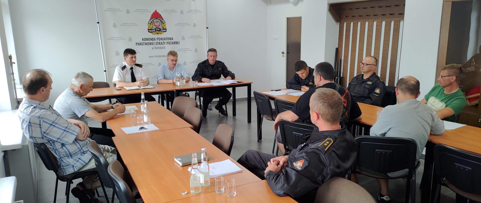 Spotkanie kierownictwa komendy z Komendantami Gminnymi ZOSP RP